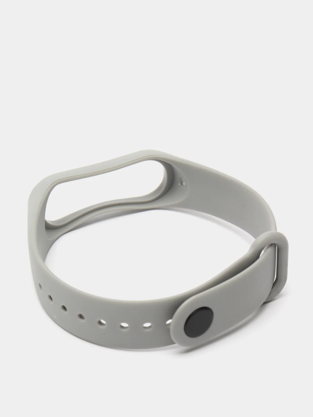 Серебряный силиконовый ремешок для Xiaomi Mi Band 3 и Mi Band 4, фитнес-браслет