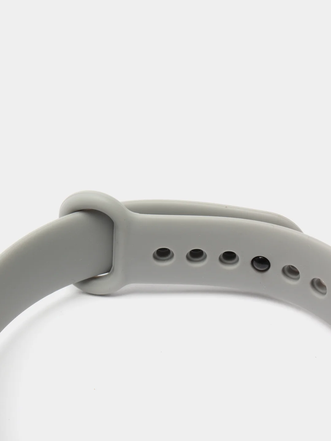 Серебряный силиконовый ремешок для Xiaomi Mi Band 3 и Mi Band 4, фитнес-браслет