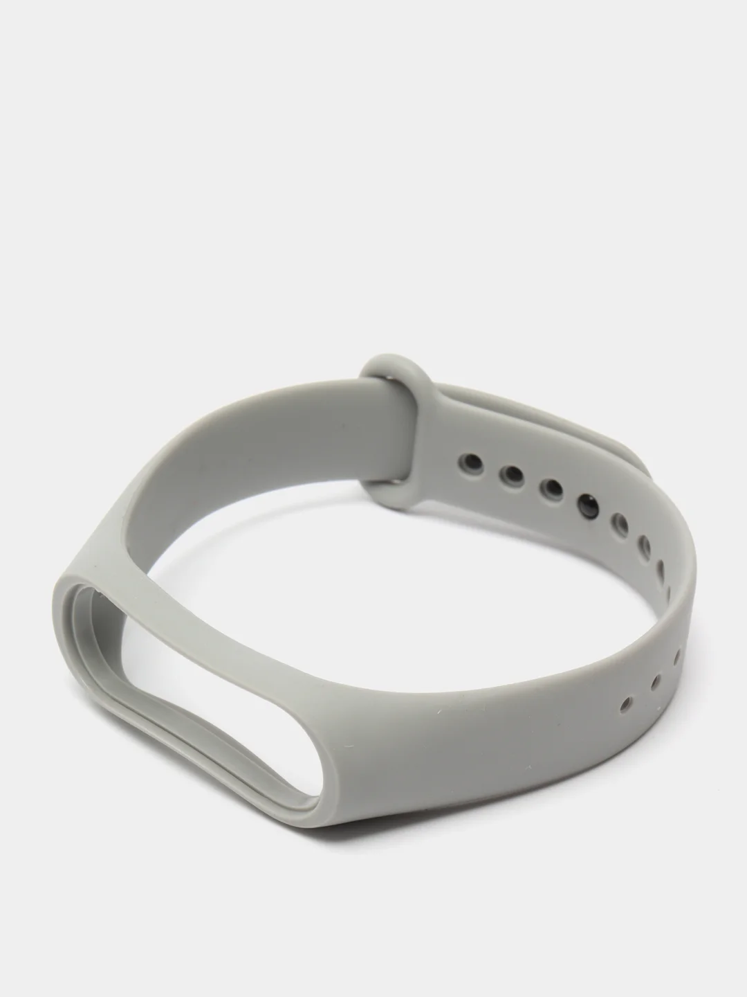 Серебряный силиконовый ремешок для Xiaomi Mi Band 3 и Mi Band 4, фитнес-браслет