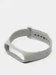 Серебряный силиконовый ремешок для Xiaomi Mi Band 3 и Mi Band 4, фитнес-браслет
