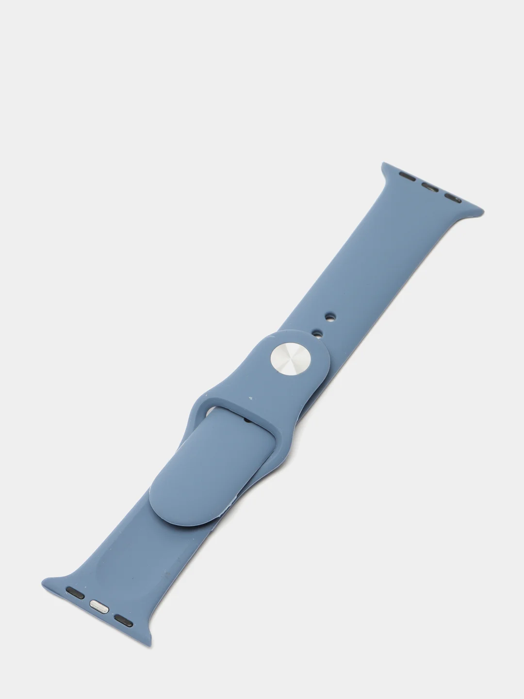 Синий меланж силиконовый ремешок для Apple Watch 38-40 мм