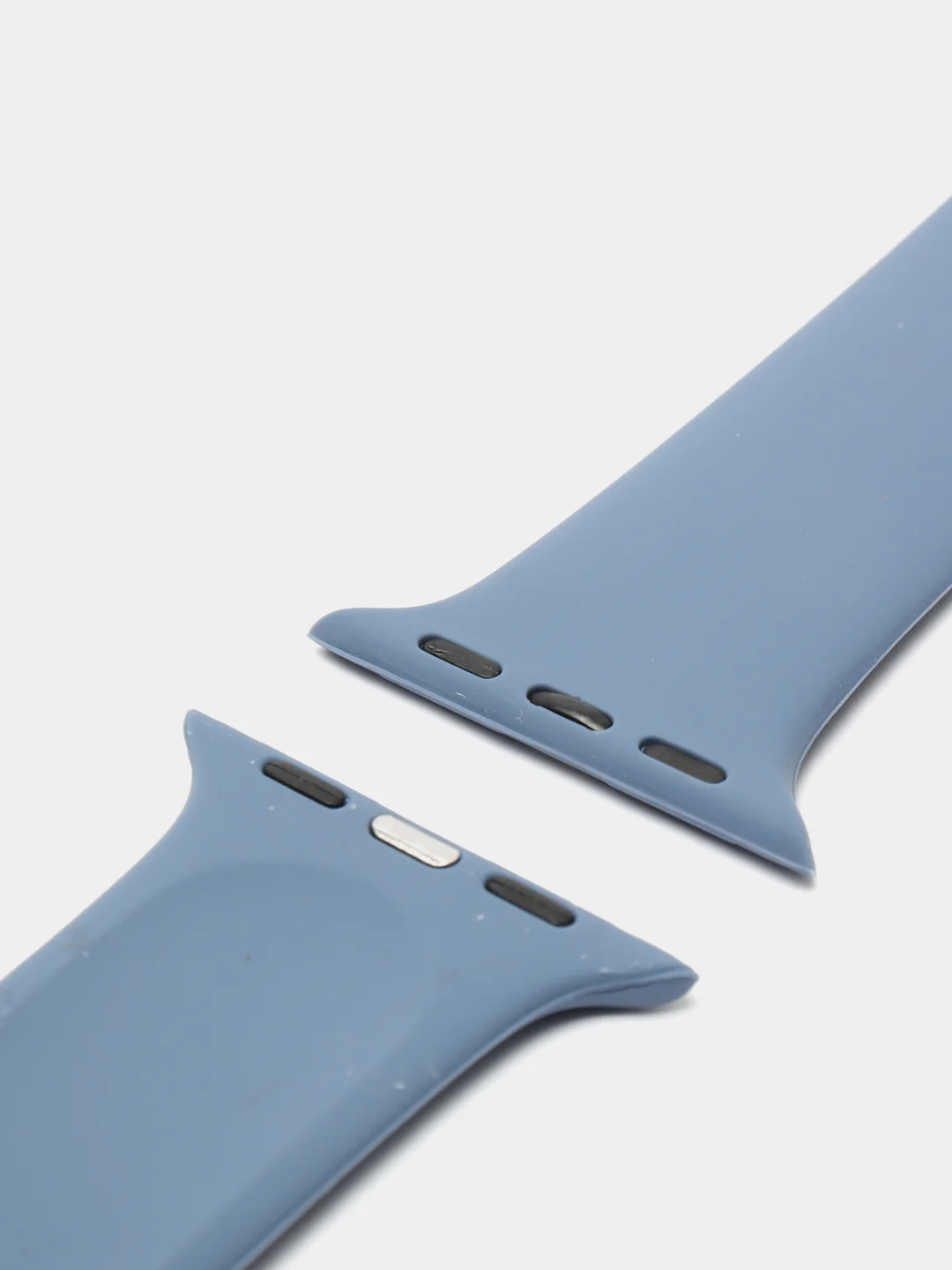 Синий меланж силиконовый ремешок для Apple Watch 38-40 мм