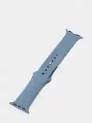Синий меланж силиконовый ремешок для Apple Watch 38-40 мм