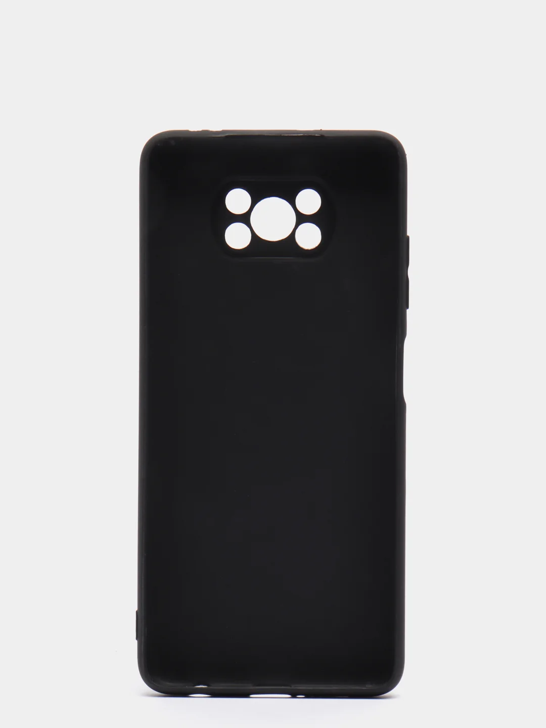 Чехол Xiaomi Poco X3 NFC / Poco X3 Pro черный силиконовый Сяоми Поко Х3 НФС, Про