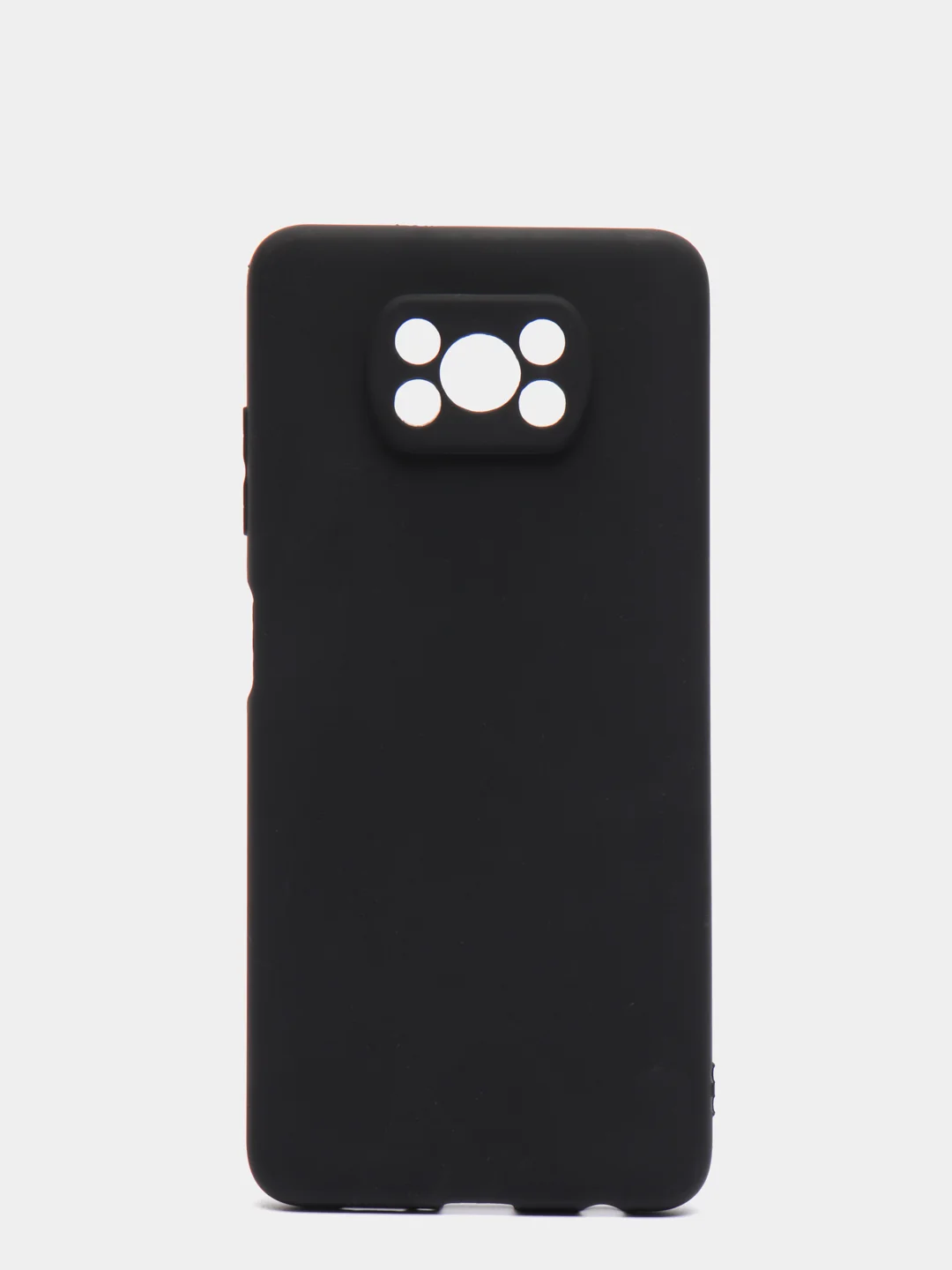 Чехол Xiaomi Poco X3 NFC / Poco X3 Pro черный силиконовый Сяоми Поко Х3 НФС, Про