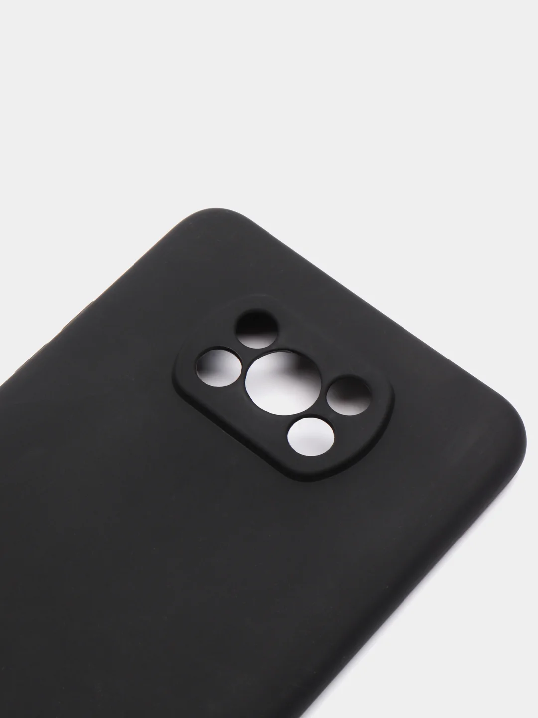 Чехол Xiaomi Poco X3 NFC / Poco X3 Pro черный силиконовый Сяоми Поко Х3 НФС, Про