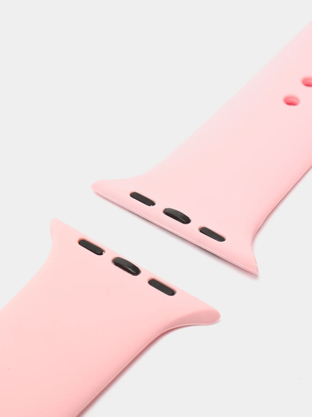 Розовый спортивный силиконовый ремешок для Apple Watch 1/2/3/4/5 размер 42-44