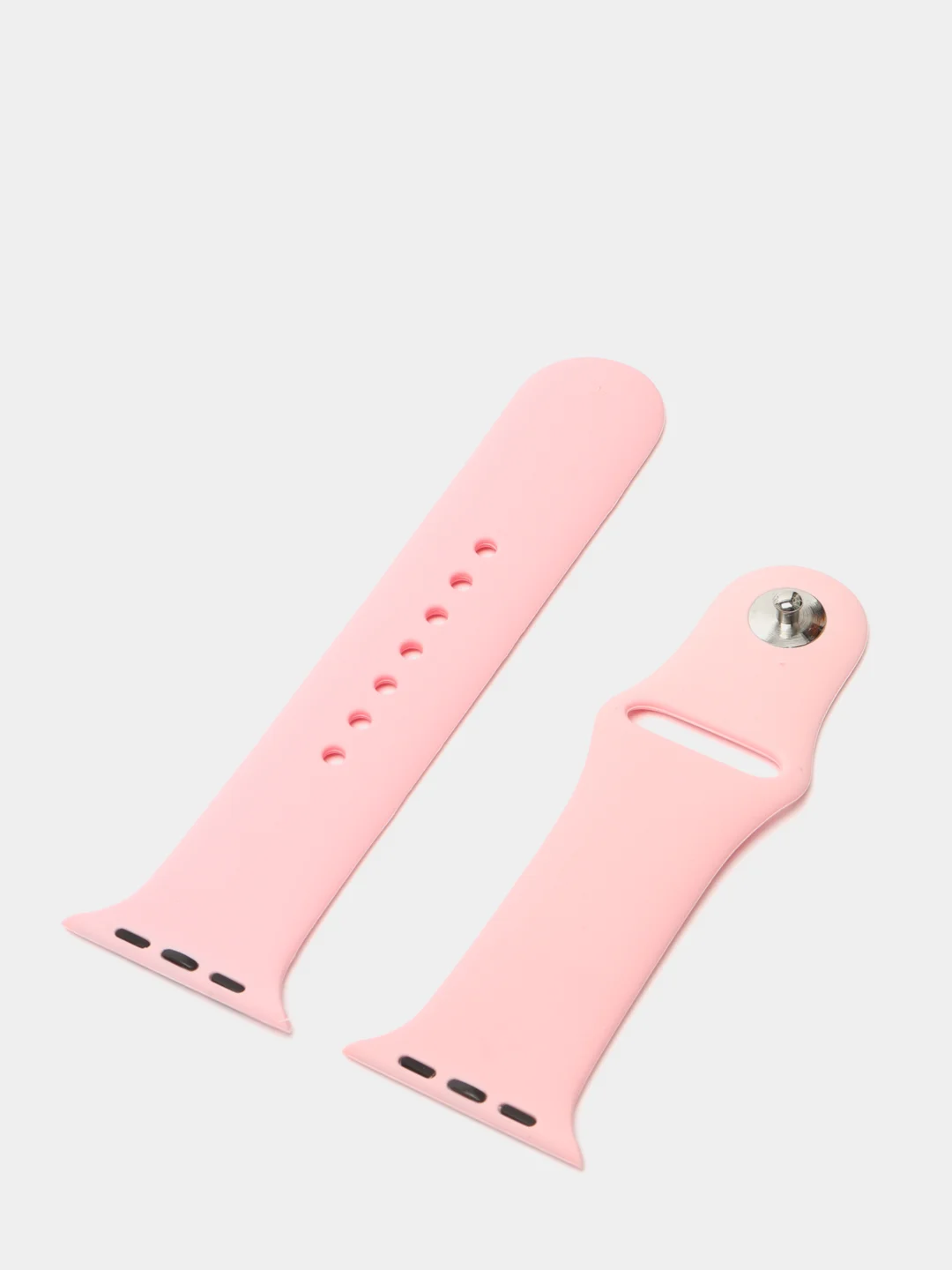 Розовый спортивный силиконовый ремешок для Apple Watch 1/2/3/4/5 размер 42-44