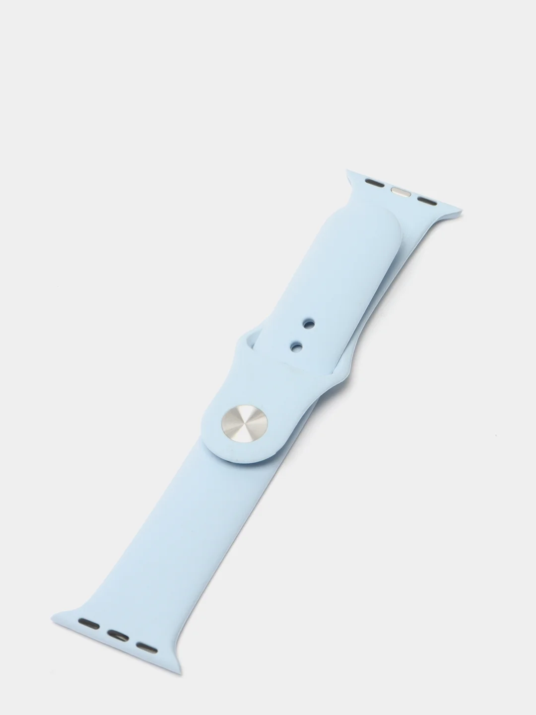 Небесно-голубой силиконовый ремешок для Apple Watch 38-40 мм