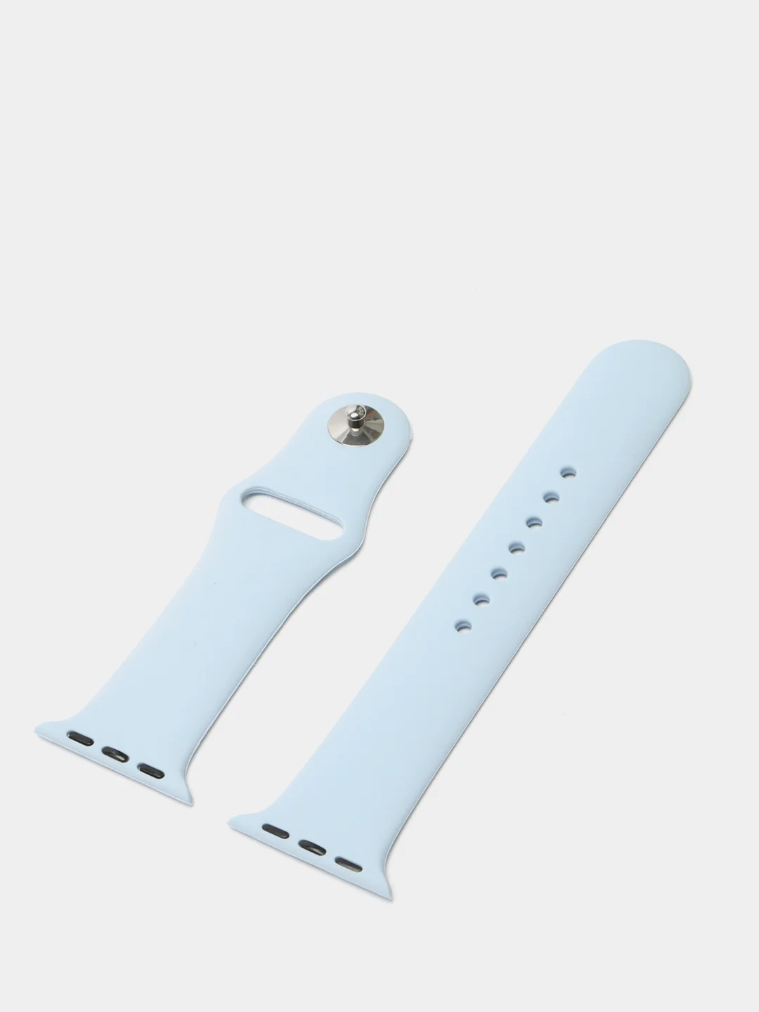 Небесно-голубой силиконовый ремешок для Apple Watch 38-40 мм