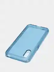 Синий чехол - накладка Araree - Samsung Galaxy A01, прозрачный