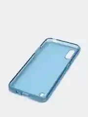Синий чехол - накладка Araree - Samsung Galaxy A01, прозрачный