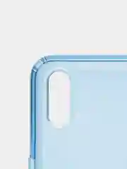 Синий чехол - накладка Araree - Samsung Galaxy A01, прозрачный