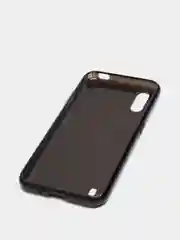 Синий чехол - накладка Araree - Samsung Galaxy A01, прозрачный