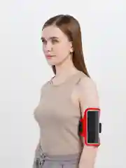 Красный сумка чехол для смартфона на руку