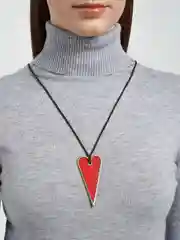 Красный винтажная подвеска
