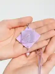 Лавандовый бусы из полимерной глины, ручная работа