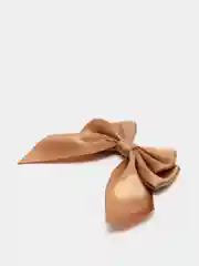 Шоколадный бант упаковочный из атласной ленты