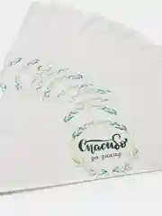 Бирюзовый этикетки для конфет "Спасибо за заказ", 10 шт