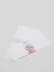 Бежевый меланж этикетки для конфет, 10 штук