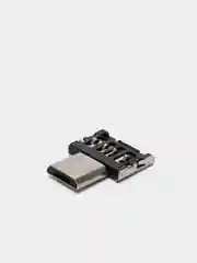 Белый otg переходник с Micro USB, OTG Type C на USB, ОТГ