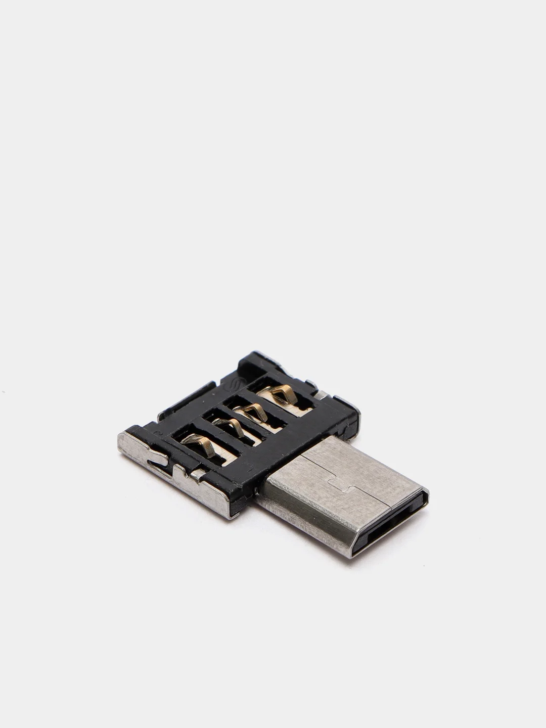 Белый otg переходник с Micro USB, OTG Type C на USB, ОТГ