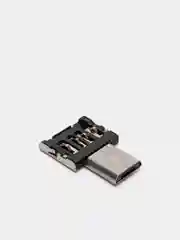 Белый otg переходник с Micro USB, OTG Type C на USB, ОТГ