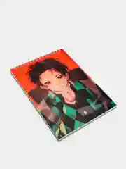 Алый скетчбук альбом аниме "Клинок, рассекающий демонов", блокнот А5, 25 листов