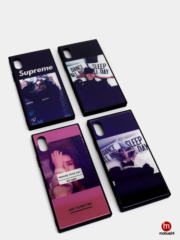 Чехол iPhone X iPhone XS стеклянная понель