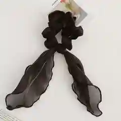 Черный резинка для волос