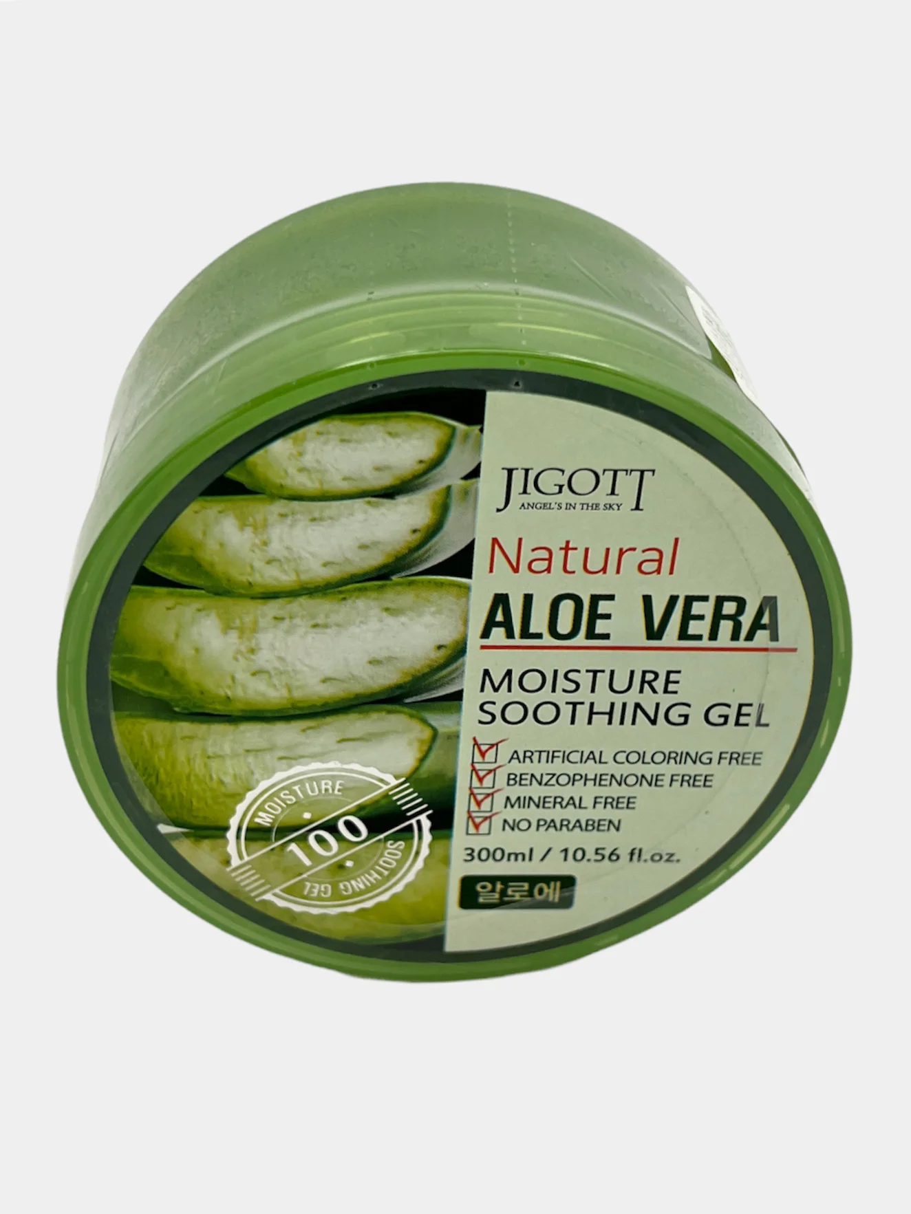 JIGOTT Гель для кожи с экстрактом алоэ вера NATURAL ALOE VERA MOISTURE SOOTHING GEL