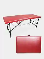 Красный массажный стол, 180 х 60 см