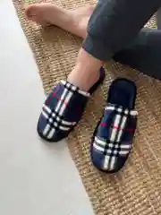 Синий тапочки домашние мужские закрытые