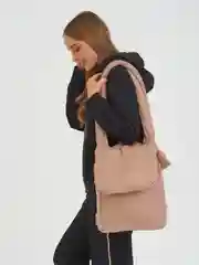 Бежевый рюкзак-сумка Своя Nosha