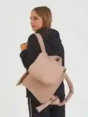 Бежевый рюкзак-сумка Своя Nosha