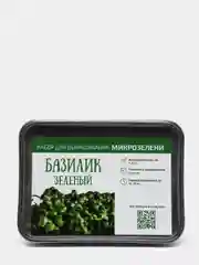 Набор для выращивания микрозелени Базилик, Кинза, Кориандр, Горох, Кресс