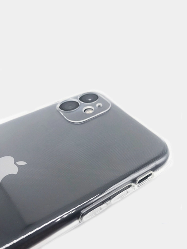 Плотный чехол iPhone 13mini/13/13Pro/ XR/11/12 Pro/12/12 Pro Max, силикон 1.5мм прозрачный