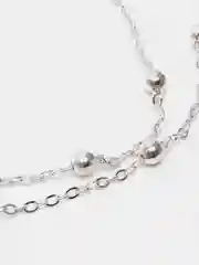 Серебряный цепочка для очков