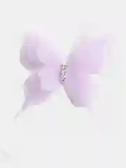 Лавандовый бабочки шифоновые 6,5 см, 6 см, 5 см, 4,5 см, 3 см, 2 штуки