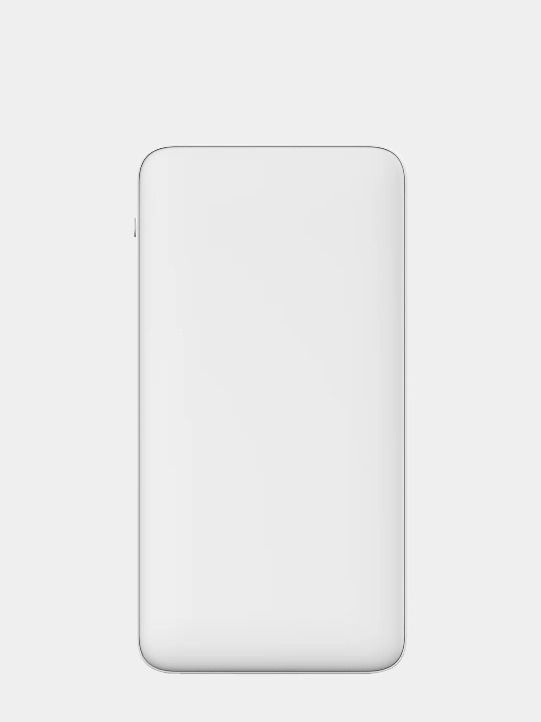 Белый внешний аккумулятор powerbank 10000 mAh