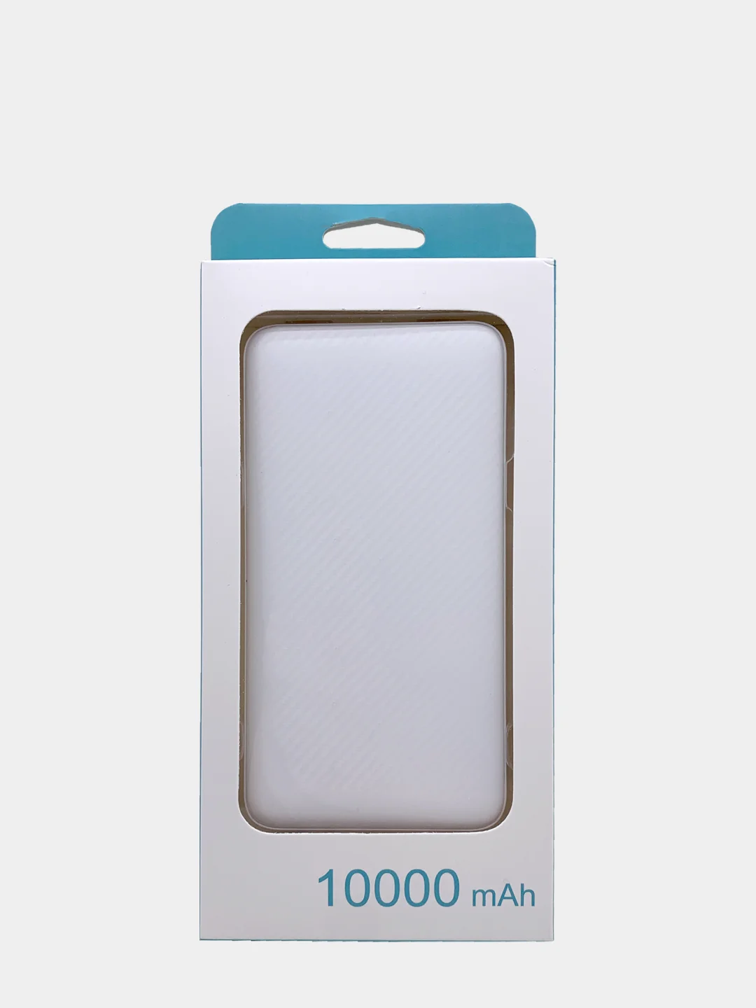 Белый внешний аккумулятор powerbank 10000 mAh