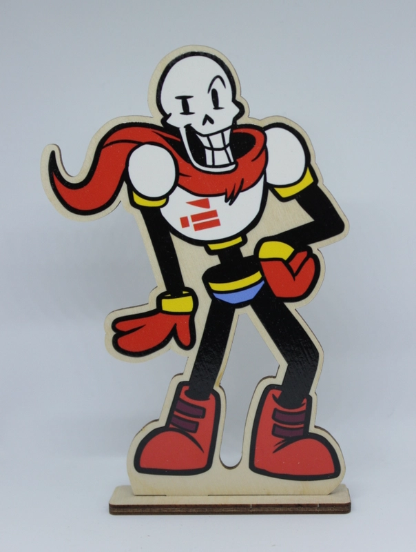 Деревянная 2д фигурка по игре "Андертейл / Undertale" купить по цене ...
