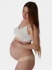 Белый бюстгальтер для беременных и кормящих мам