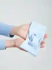 Светло-синий повязка на голову, широкая