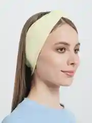Светло-жёлтый повязка на голову, широкая