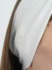 Молочный повязка на голову, широкая
