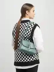 Зелёный хаки сумка женская через плечо