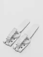 Белый шубные крючки, 2 шт