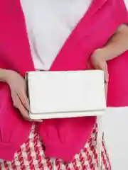 Белый клатч на плечо, маленькая сумка из экокожи, сумка в клетку