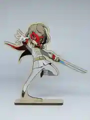 Белый деревянная 2д фигурка по игре "Персона 5 / Persona 5"